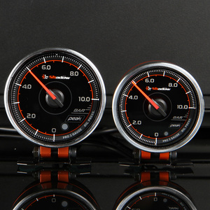 Nhà Phân Phối Muốn 10 Thanh Phổ Tự Động Dầu Báo Chí Đo <span class=keywords><strong>2</strong></span> Inch 52Mm Và Rõ Ràng Mặt Đua Xe Đồng hồ Đo - Product Image 2