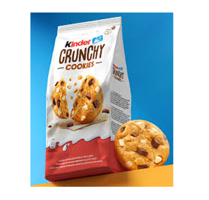 Kinderr Crunchy Cookies 15x136g Individually Wrapped Bags Crunchy Cookies With Kinder Chocolate Chips For On The Go <b>Snacking</b> - Product Image 2