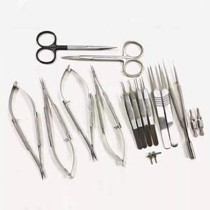 ชุดเครื่องมือผ่าตัดมือพื้นฐาน 17 ชิ้น เครื่องมือผ่าตัดขนาดเล็ก สแตนเลส ชุดผ่าตัดเสริมความงาม ได้รับการรับรองมาตรฐาน CE คู่มือ MOL - Product Image 4