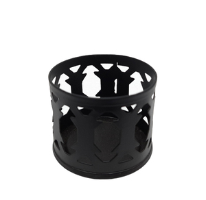 Excellente bougie votive en métal de taille moyenne de forme ronde de couleur dorée pour la décoration de table de maison et de mariage personnalisée - Product Image 5