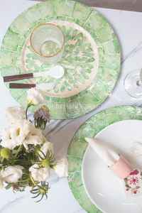 Wholesale Eco-Friendly <b>Placemats</b> Table Mat Slate <b>Placemat</b> Mother of Pearl Shell <b>Placemats</b> with <b>Beads</b> - Product Image 5