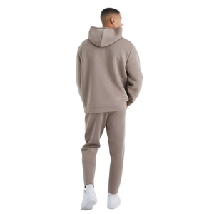 Conjunto Deportivo de Lujo Unisex al por Mayor: Sudadera Ligera con Capucha y Joggers de Algodón Polar con Lavado Ácido, Elástico en Cuatro Direcciones, Tallas Grandes - Product Image 3