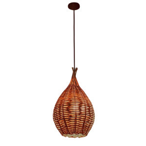 Meilleure qualité en métal et tissé suspension lumières les plus vendues salle à manger décorative suspension lampe de plafond accessoires d'éclairage - Product Image 3