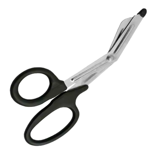 Tijeras de vendaje médico de acero inoxidable, tijeras para traumatismos para uso quirúrgico de emergencia, tijeras de lona para enfermera, fuente de alimentación Manual - Product Image 2