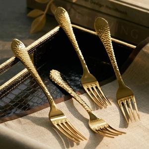 Dernier ensemble de couverts fantaisie en métal faits à la main du fabricant Fourchettes de meilleure qualité pour vaisselle de table en gros - Product Image 6
