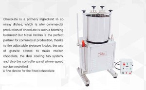 Industrial 40kg Chocolate Melanger High Quality Chocolate <b>Machine</b> Mixer for Cocoa Bean Processing with Low Heat <b>Grinding</b> - Product Image 6