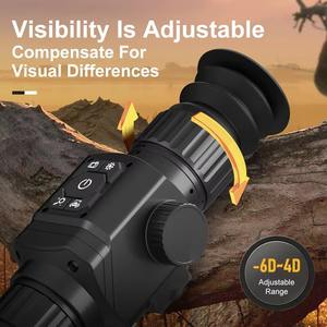 OEM/ODM 맞춤 제작 256*192 해상도 열화상 스코프, 야간 사냥용 25mm 렌즈 - Product Image 5