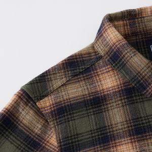 2026 WHOLESALE Autumn Winter <b>Men</b> Casual Flannel Plaid <b>Shirts</b> Vintage <b>Fleece</b> Fitted Plaid Plus Size Fashion Cotton Flannel <b>Shirt</b> - Product Image 4