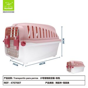 Transportín de Plástico Ventilado para Mascotas, Aprobado por Aerolíneas, Caja de Transporte para Perros y Gatos, Venta al Por Mayor Directo de Fábrica - Product Image 1