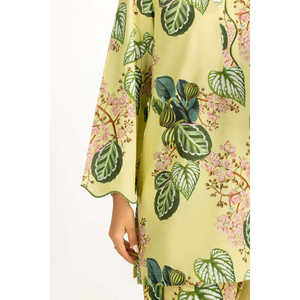 Conjunto de 2 Piezas Casual para Mujer, Estampado en Cambray Amarillo, Talla XS/XS, Largo por Encima de la Rodilla, para Primavera/Verano - Product Image 6