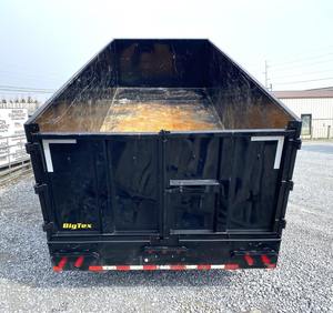 Semi-remorque benne basculante arrière, remorque à timon en acier, capacité 2001-3000 kg, taille 600 mm - Product Image 3