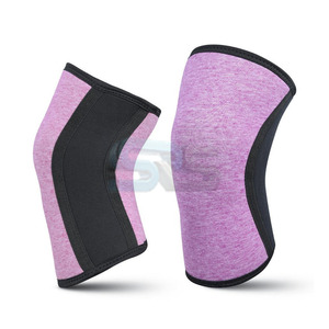 Custom Logo 5MM 7MM Compression <b>Neoprene</b> <b>Knee</b> <b>Sleeves</b> Workout Gear Gym Accessories For Weightlifting Powerlifting Training - Product Image 4