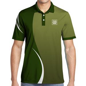 เสื้อโปโลลำลองสำหรับผู้ชายไซส์พิเศษ220gsm ปักโลโก้แขนสั้นผ้าฝ้ายพิมพ์ลาย - Product Image 3