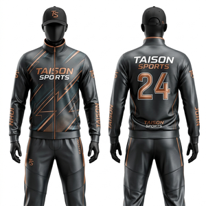 Conjunto Deportivo de Bádminton para Hombre, 280 GSM, Poliéster Interlock, Diseño de Paneles Blancos y Dorados, Sublimación, Logotipo Personalizado, Conjunto de Entrenamiento Premium - Product Image 3