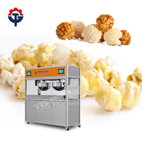 Machine de fabrication de pop-corn au caramel TG Machine à pop-corn automatique industrielle pour casse-croûte à l'huile