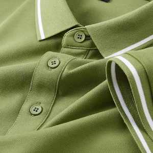 Grossistes grande taille Chemise polo de golf uni surdimensionné, décontracté, doux, logo personnalisé de haute qualité Chemises polo en polyester recyclé - Product Image 6