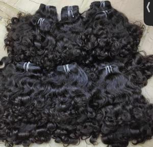 100% mechones de cabello indio crudo sin procesar 14-30 pulgadas de cutícula rizada profunda alineada extensiones de cabello humano indio crudo - Product Image 3