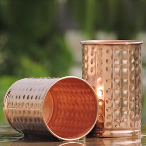 Verre métallique en cuivre martelé de haute qualité au meilleur prix pour l'eau potable - Product Image 6