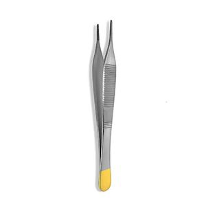 Pinzas de vendaje Pro-Adson Fórceps Adson de acero inoxidable de 4,5 \ "con fórceps quirúrgicos manuales de mandíbula dentada de alto grado - Product Image 1