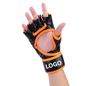Gants de MMA professionnels de haute qualité, logo personnalisé, vente en gros, gants de grappling en cuir, gants de sparring, gants de boxe en PU, arts martiaux - Product Image 4