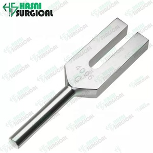 A1 Calidad 6 Sacred Solfeggio Color Ponderado Manual Tuning Forks Certificado CE + Bolsa + Activador Hasni Quirúrgico Hecho - Product Image 2