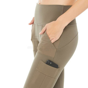 Leggings de yoga personnalisés de haute qualité pour femmes, leggings de fitness ajustés avec logo pour femmes - Product Image 4