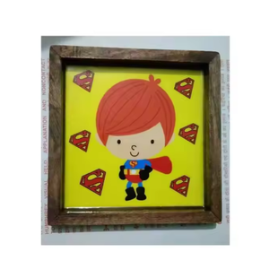 Plateau de service décoratif en bois élégant fait à la main avec impression de logo personnalisé Plateaux de service en bois élégant pour hôtels et restaurants - Product Image 3