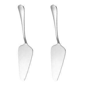 Juego de servidores, espátula multifunción para pasteles de acero inoxidable, cuchillo cortador de pasteles, espátula compensada de acero inoxidable - Product Image 2