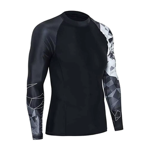 Wholesale Customised Rashguard <b>Long</b> or <b>long</b> <b>Sleeve</b> <b>Compression</b> <b>Shirt</b> for Jiu Jitsu Martial Arts Wear - Product Image 2