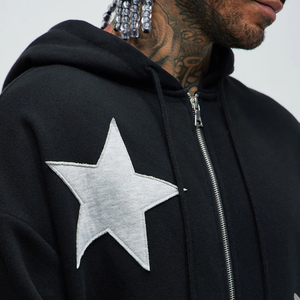 Sudadera con Capucha OEM de la Mejor Colección a Precio Económico para Hombre, Diseños y Conjuntos de Moda 2026, Sudadera con Cierre Personalizada de Última Generación y Alta Calidad - Product Image 5
