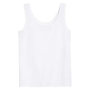 Camiseta sin mangas azul de ajuste relajado para mujer, estilo cuello redondo, lona de secado rápido para camisa informal para mujer, uso diario, servicio OEM 2025 - Product Image 5