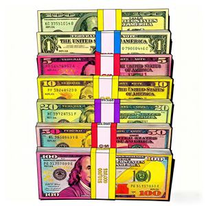 Argent factice, billets de 50 dollars, argent de jeu, 1 000 000, impression complète, 100 pièces/ensembles, 200 ENSEMBLES pour la télévision, le cinéma, les jeux vidéo professionnels - Product Image 5