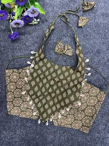 Vente chaude Belle Dressing Fancy Festival Wear Ajrakh Cotton With Real Kodi Blouse Fournisseur et exportateur indiens - Product Image 6