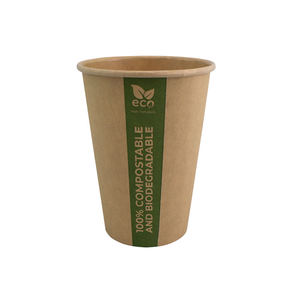 Bebidas frías y calientes reciclables y compostables de la mejor calidad 100% que sirven vasos de papel recubiertos con PLA de 210ml - Product Image 1