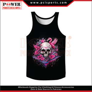 Stylish Sublimation Sleeveless Printed <b>Tank</b> <b>Top</b> <b>Men</b> Gym Clothing <b>Tank</b> <b>Tops</b> Beach Style Vest - Product Image 3