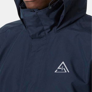 Veste de pluie légère pour homme, style streetwear, imperméable, respirante, écologique, à capuche, fermeture éclair intégrale, en polyester - Product Image 5