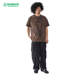 High Quality Summer Casual Blank Unisex Wide O Neck Short Sleeve Oversized Loose Fit Men 240gsm 100% Organic Cotton Printed - Product Image 5