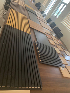 100% sợi polyester vật nuôi cảm thấy tấm âm thanh trang trí cách âm bằng Gỗ Acoustic Bọt Tường Bảng điều khiển cho cách âm trang trí - Product Image 5