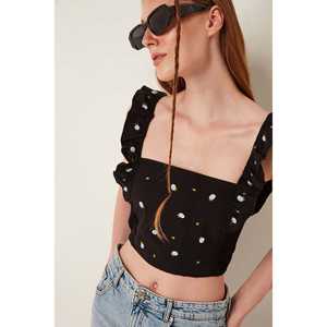 Blusa corta con tirantes - Product Image 2