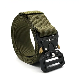 Venta al por mayor verde ceremonial cintura hebilla cinturón al aire libre cinturón y personalizado todo el diseño y color - Product Image 1