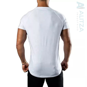 Organic Cotton Boxy Fit Custom Print Logo Design Unisex Drop Shoulder Hip Hop Style Men's T-shirts - Product Image 2