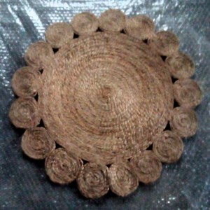 Sous-verres et sets de table et contenants organiques faits à la main Sous-verres en jute fabriqués avec excellence pour un usage domestique - Product Image 3