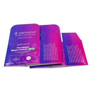 Angelol Desenho personalizado Auto Bloqueio inferior C1S Papel de arte Caixa de papel cosméticos de papelão Embalagem para tiras de teste de <span class=keywords><strong>pH</strong></span> vaginal - Product Image 3