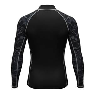 ชุดใส่เล่นฟิตเนสแขนยาวผ้าสแปนเด็กซ์โพลีเอสเตอร์สำหรับป้องกันผื่นสินค้าใหม่ - Product Image 6