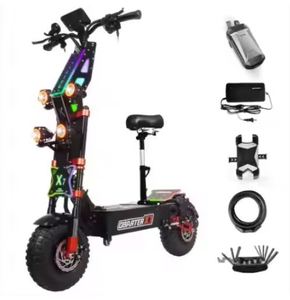 Scooter Eléctrico de Alto Rendimiento para Adultos, 55 mph, Llantas de 14 Pulgadas, 90 Millas de Autonomía, Motor de 8000 W, 60 V 40 AH - Product Image 2