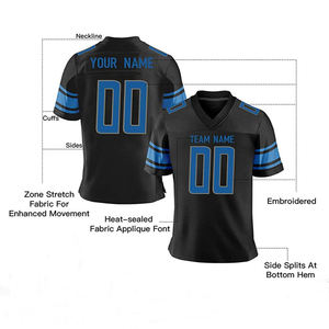 Maillot de lacrosse 100% polyester unisexe, vêtements de sport de haute qualité, respirant, léger, tissu doux, séchage rapide, personnalisable - Product Image 3