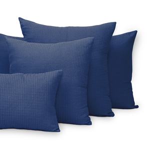 Funda de Almohada Azul de Algodón 100% de Lujo Hecha a Mano al por Mayor para Sala de Estar, Sofá y Silla - Product Image 1