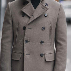 Abrigo largo de hombre de alta calidad de último diseño 2025, precio al por mayor de moda, venta en línea - Product Image 4