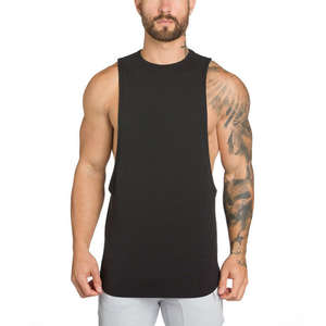 Vente chaude, débardeur de sport personnalisé avec logo pour hommes, entraînement musculaire, musculation, fitness, coton confortable, débardeur pour hommes - Product Image 6