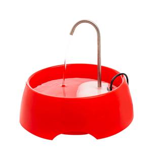 Fuente de agua para mascotas Aqua First 1.2L/42 floz para mascotas (gatos y perros)-Rojo - Product Image 1